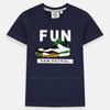 NKLD Reversible Sequence Shoes Fun Paw Patrol Blue Tshirt 5050