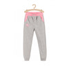 L&S Cool Girls Contrast Pink Pockets Grey Trouser 1036