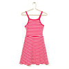 KIB Shocking Pink & White Stripe Frock 7367