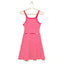 KIB Shocking Pink & White Stripe Frock 7367