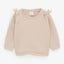 ZR Light Tea Pink Shoulder Bow Sweatshirt 939