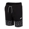 4F Never Give Up Black Mid Season Shorts 1818