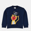 ZR Born To Roar Tiger Navy Blue Sweatshirt 3123