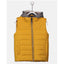 Yellow With Grey Cap Puffer Jacket 912