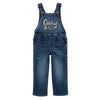 Osh Applic Mid Blue Denim Full Dungaree 3814
