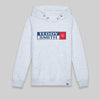 TS Front Logo Print Light Grey Hoodie 3382