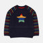 MC Multi Stripe & Stars Navy Blue Sweater 7708