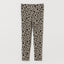HM Leopard Print Dots Beige Legging 4738
