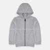 MG Logo Grey Zipper Fleece Hoodie 3160
