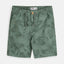 FRK Leaves & Birds Print Olive Shorts 4011