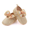 Valen Glitter Butterflies Golden Pumps 2119