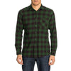 QS Men's Yardbite Buffalo Long Sleeve Green Plaid Shirt