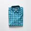 Two Tone Slim Fit Casual Shirt Sky Blue