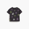 ZR Star Printed Black T-Shirt