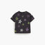 ZR Star Printed Black T-Shirt