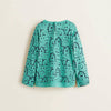 MNG Monster Print Aqua Green Full Sleeves Tshirt 1198