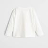 MNG Lovely Heart White Full Sleeves Girls Tshirt 1195
