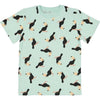 ZM Toco Bird Print Green 2 Piece Shorts Set 10966