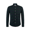ON Slim Fit Green Classic Casual Shirts