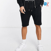 SS Pique Black Shorts 10091