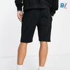 SS Pique Black Shorts 10091