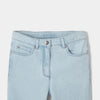 OLY Stretchable Bell Bottom Light Blue Denim 9647