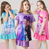 Night Glow Rarity Beautiful Girl Sky Blue Frock 9703