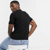 Tommy Color Embroidered Black Tshirt 6217
