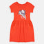 B.X Kitty Magic Dreams Orange Pocket Frock 7531