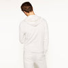 ZR Man Natural White Zipper with Hood
