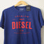 DSL Premium Red Flock Design Navy Blue Tshirt 1777