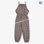 B.X Check With flowers Lenan Brown & Black Jumpsuit 9717
