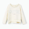 MNG Ecru Cutie Sweatshirt for Girls