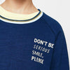 MNG Navy Blue Message Sweatshirt 447