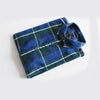 SPF Soft Cotton Custom Fit Blue Green Check Casual Shirt