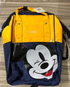 Anello Mickey Mouse Travel Yellow & Navy Blue Backpack 9111
