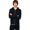 ZR Man Black Zipper with Hood