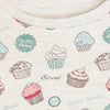 TX Sweet Cup Cakes Grey Sweatshirt 407