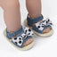 Magic Prewalker Big Dots Bow Denim Soft Bottom Sandals 11062