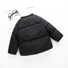 FSG Open Pockets Mock Neck Black Puffer Jacket 7674