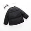 FSG Open Pockets Mock Neck Black Puffer Jacket 7674