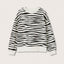 MNG Zebra Print White Sweatshirt 9899