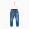ZR Denim Slim Fit Five Pocket Mid Blue