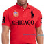 Men Big Pony Chicago Red Polo 6116