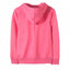 L&S Full Name Print Florescent Pink Zipper Hoodie 627