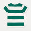OK Slub Green & White Stripe Pocket Tshirt 4216