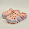 Frozen Side Print Light Peach Crocks 2799
