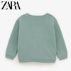 ZR Mist Green Bottom Sided Bows Sweatshirt 932