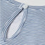 HM I Love Dad White & Blue Stripe Loose Top 4057