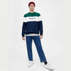 P&B Green With Color Block Sweatshirt 947